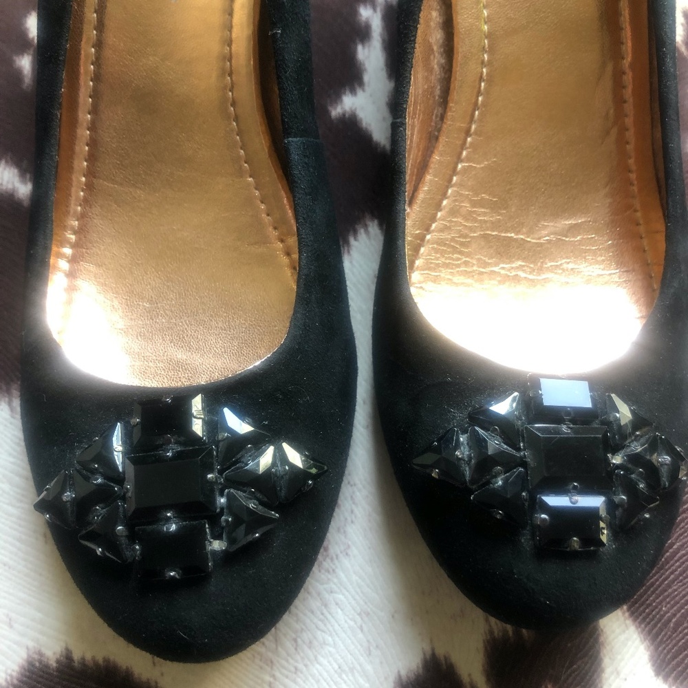 Bcbgeneration Black Suede Wedge - image 2